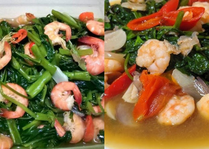 Resep Cah Kangkung Udang Saus Tiram, Rasanya Yang Bikin Ketagihan!