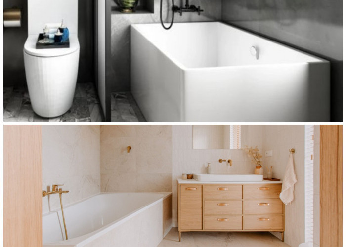 Tak Monoton! Inspirasi Bak Mandi Keramik yang Bikin Kamar Mandi Makin Menawan
