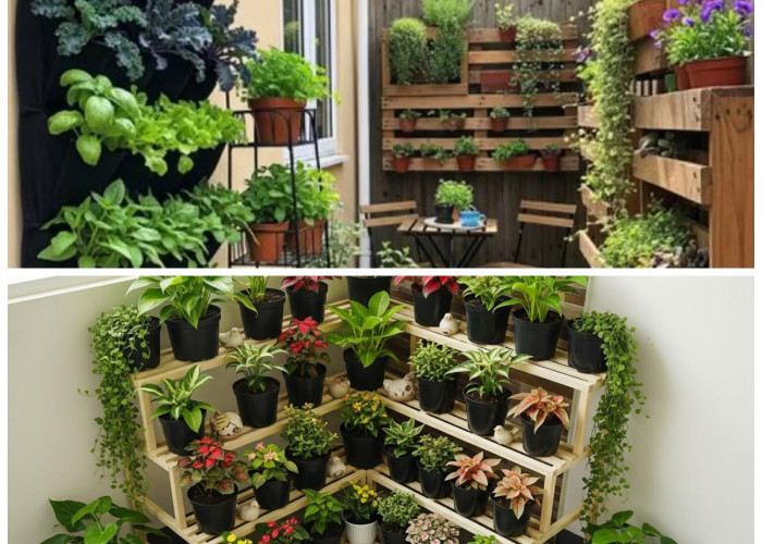 8 Ide Rak Tanaman Kreatif untuk Ruang 2x1 Meter: Ubah Sudut Sempit Jadi Area Santai yang Asri