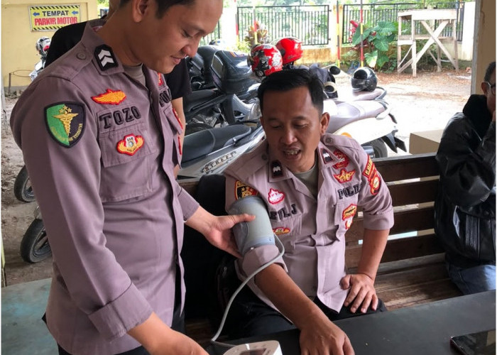 Polres Pagar Alam Juga Pastikan Kesehatan Personel dan Tahanan Tetap Prima