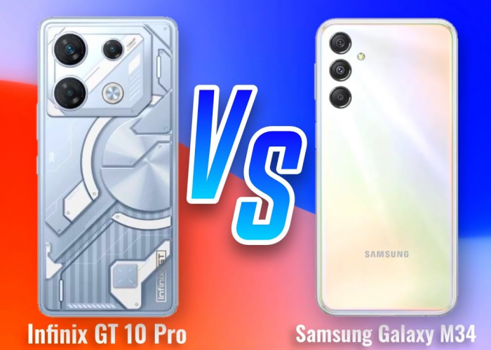 Kisaran Harga 3 Jutaan, Pilih Infinix GT 10 Pro atau Samsung Galaxy M34 5G?