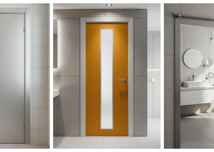 8 Ide Pintu Kamar Mandi Aluminium Anti Kusam, Awet, dan Estetik untuk Rumah Masa Kini