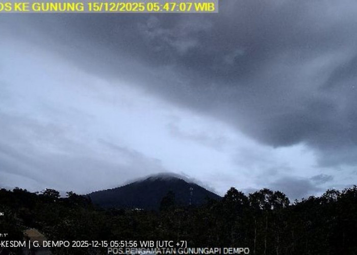 Gunung Dempo Berstatus Waspada, Aktivitas Seismik Masih Terekam Meski Asap Kawah Nihil