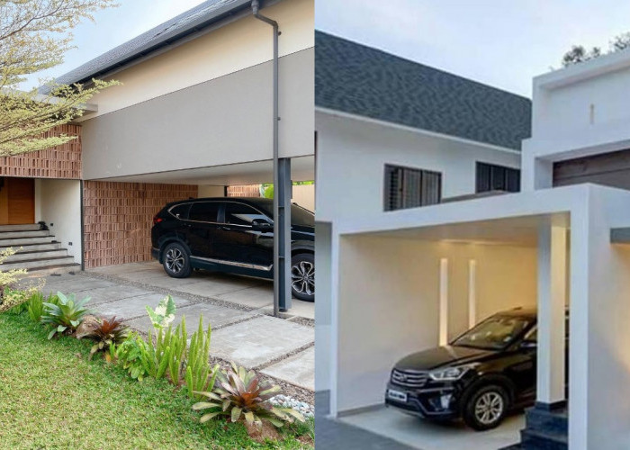 ⁠Model Garasi Mobil di Samping Rumah yang Cocok untuk Rumah Minimalis!