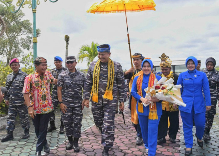Gubernur Kaltara dan Unsur Forkopimda Sambut Kedatangan Danlantamal XIII yang Baru