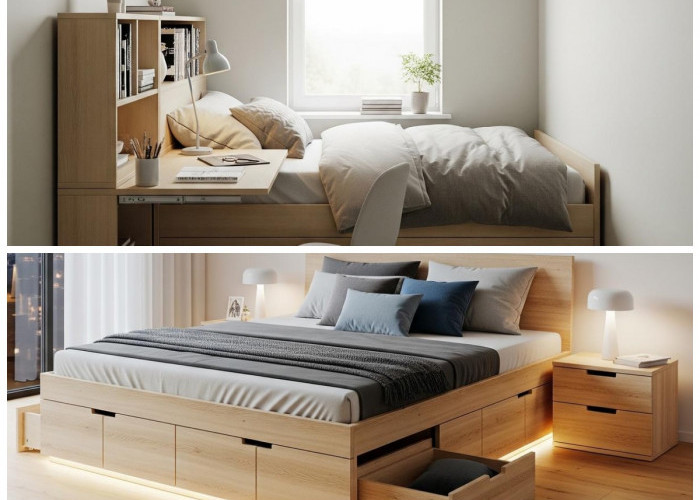 10 Desain Tempat Tidur Multifungsi 2026: Solusi Cerdas Hemat Ruang dengan Storage Tersembunyi