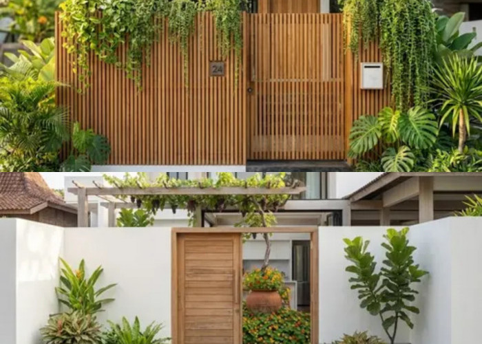 Bikin Tetangga Melirik! Ini 5 Desain Pagar Rumah Gaya Japandi yang Estetik, Hangat, dan Super Elegan