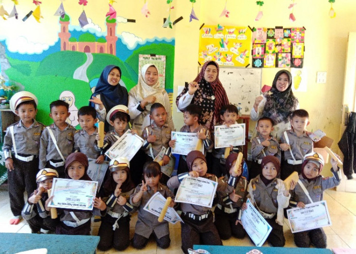 Giliran TK Aisyiyah 3 Disambangi Tim Roadshow Lomba Mewarnai