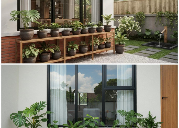 Jangan Asal Taruh! Ini Rahasia Menata Pot di Bawah Jendela yang Bikin Tetangga Auto Melirik