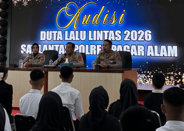 Satlantas Seleksi Duta Lalu Lintas 2026, Kapolres :  Pelajar Siap Jadi Pelopor Tertib Berlalu Lintas