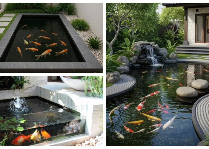 Mini tapi Mewah: 5 Konsep Kolam Ikan untuk Halaman Rumah Elegan