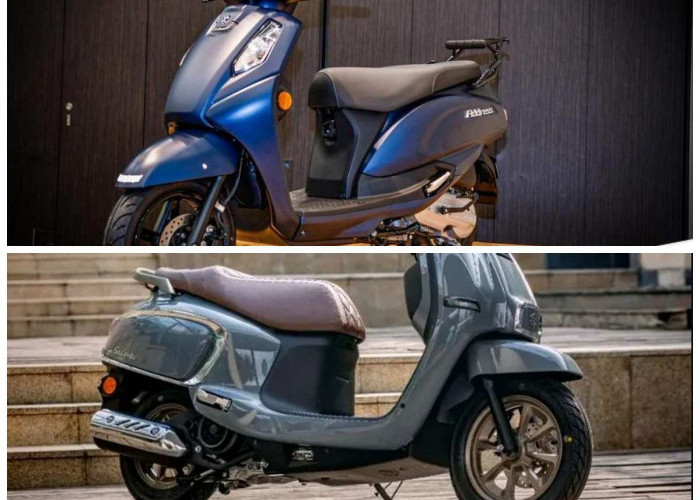 Irit Hingga 59 Km/Liter! Skutik Retro Andalan Suzuki Ini Tampilannya Sekilas Bak Vespa Matic