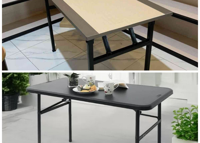 Bikin Lapak Makin Tertata! 7 Desain Meja Lipat Praktis, Ringkas, dan Menarik