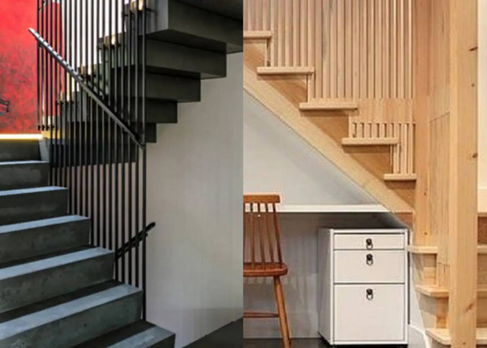 Desain Tangga Rumah Sempit, Solusi Hemat Ruang yang Tetap Menarik!