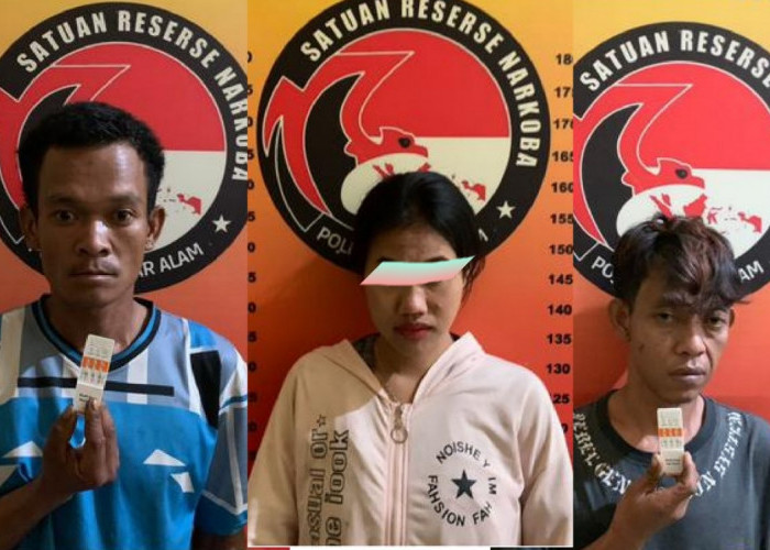 Gulung 3 Sindikat Narkoba, Satres Narkoba Amankan Sepaket Sabu 25,6 Gram dan Ganja