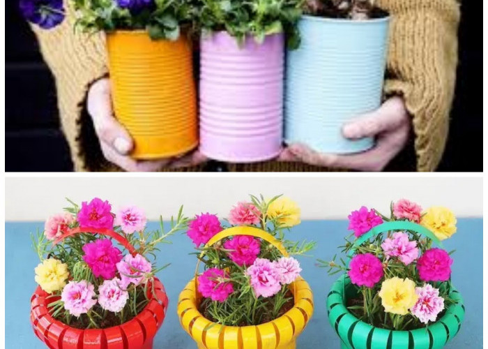Sulap Botol Bekas Jadi Pot Bunga Unik, Ide Kreatif untuk Hunian Lebih Asri