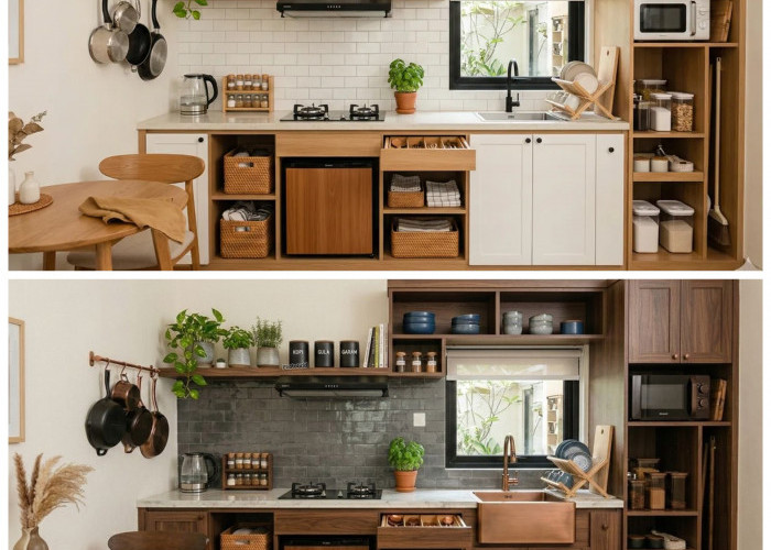 5 Inspirasi Dapur Compact untuk Rumah Mungil, Tetap Rapi, Cantik, dan Hemat Ruang