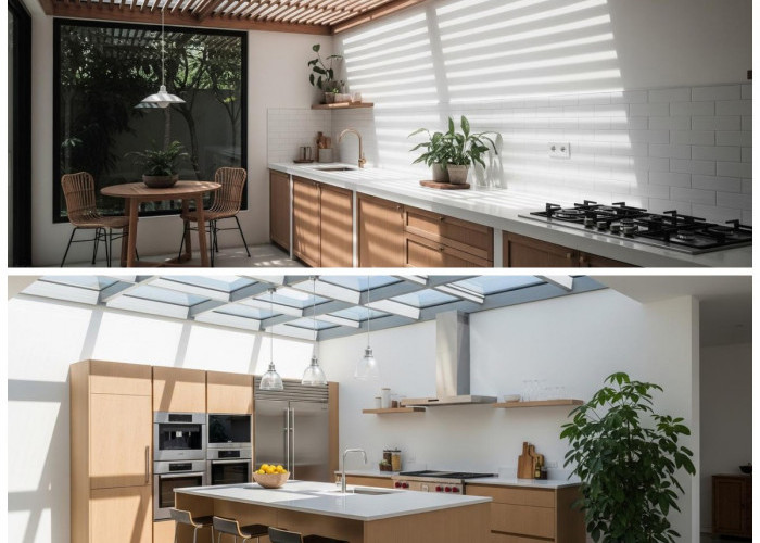 5 Model Atap Dapur Terbuka Minimalis 2026: Rahasia Area Belakang Rumah Adem, Anti Pengap, dan Mewah ala Cafe!
