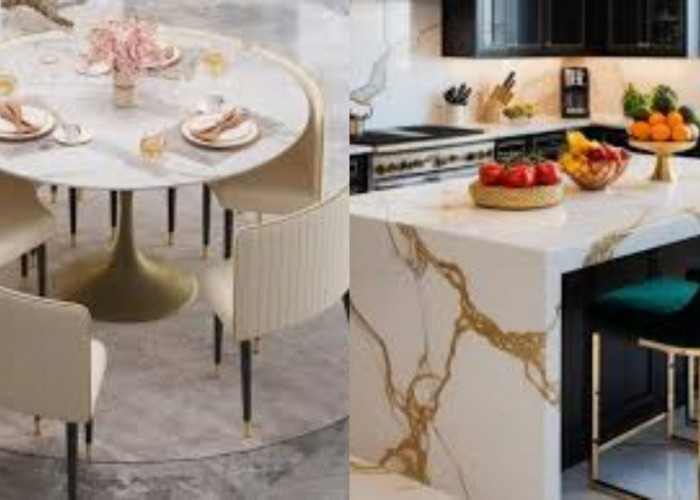 Pilihan Meja Marmer Mewah untuk Rumah Bergaya Klasik & Kontemporer!