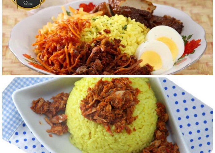Lezatnya Nasi Kuning Manado dengan Abon Cakalang Rica, Wajib Dicoba!