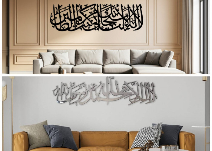 Pilihan Kaligrafi Dinding Ruang Tamu yang Elegan, Ciptakan Nuansa Damai di Rumah