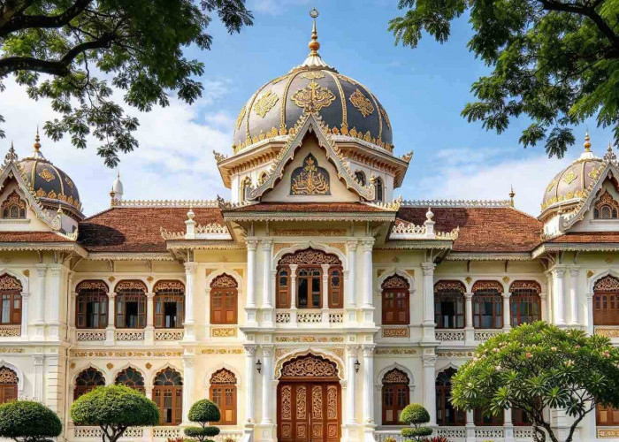 Istana Maimun Menjadi Simbol Kejayaan Kesultanan Deli, Ini Perpaduan Arsitektur Melayu dan Eropa