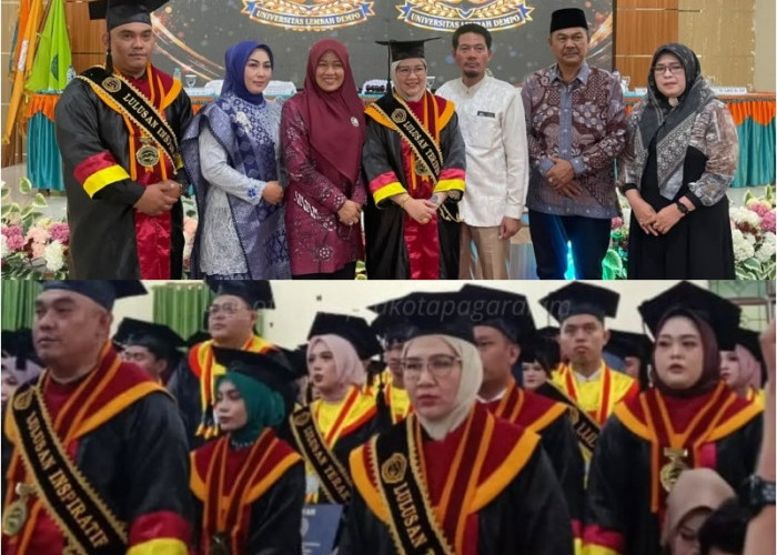Wakil I dan II DPRD Kota Pagar Alam Hadiri Wisuda Pascasarjana dan Sarjana Ke-XXV Uniled