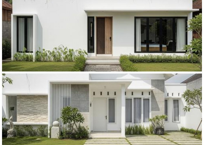 Simpel Tapi Mewah! 8 Gambar Rumah Minimalis Cat Putih yang Jadi Tren di 2026