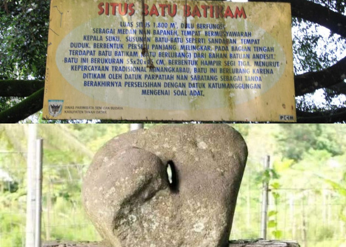 Misteri Batu Batikam, Diawali Kisah Keris dan Perdamaian Dua Saudara di Sumatera Barat