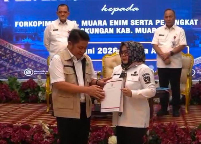 Gubernur Sumsel Resmi Tunjuk Sumarni Jadi Plt Bupati Muara Enim Pasca OTT