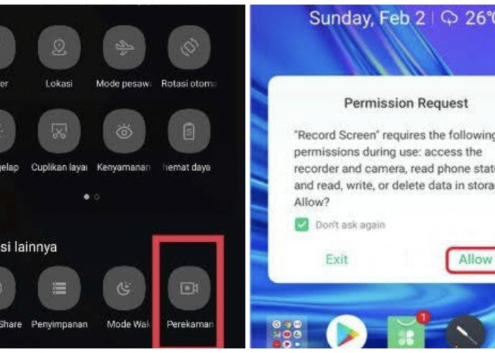 Screen Recorder di HP Realme, Praktis dan Cepat Lewat Quick Settings