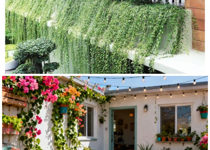 11 Inspirasi Pot Tanaman Rambat yang Membuat Rumah Terlihat Lebih Asri, Sejuk, dan Estetik