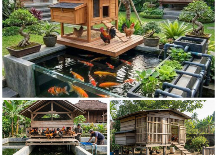 Cuan Ganda dari Satu Lahan! 5 Ide Ternak Ayam dan Ikan Sistem Longyam yang Ramah Lingkungan!