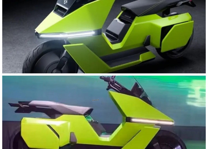 OMOWAY OMO-X Bikin Heboh, Motor Listrik Futuristis Ini Punya Fitur Parkir Sendiri