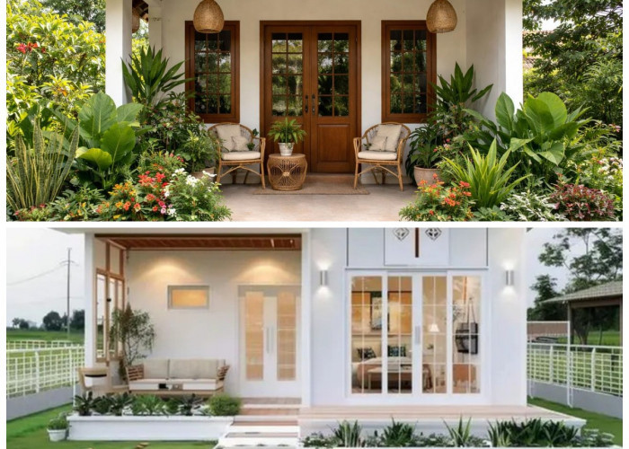 10 Inspirasi Teras Rumah Minimalis di Desa yang Disulap Jadi Spot Estetis, Nyaman, dan Mewah!