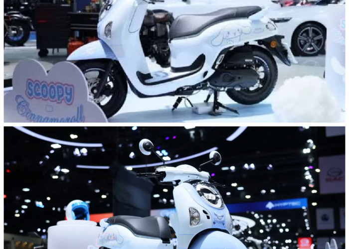 Honda Scoopy Cinnamoroll Edition Bikin Gemas, Skutik Stylish yang Jadi Incaran Kolektor!