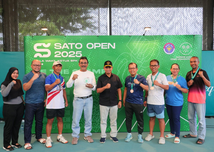 Tim Tenis ATR/BPN Raih Juara III Bersama di SATO Open 2025