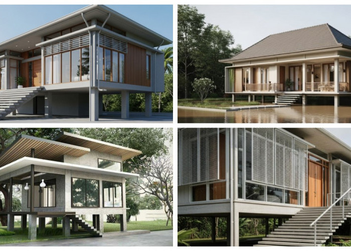 Rumah Naik, Air Turun: 5 Desain Hunian Minimalis Modern yang Tangguh Hadapi Banjir