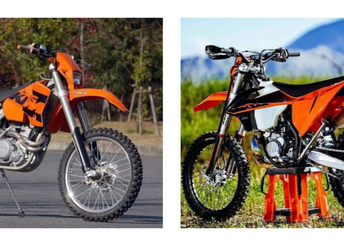 KTM 250 EXC adalah motor enduro 249 cc dengan mesin dua langkah, suspensi WP, dan bobot ringan!
