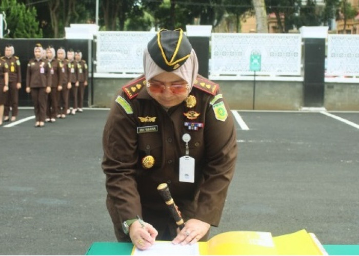 Gelar Apel Pencanangan Zona Integritas, Kejari Pagar Alam Jaga Kepercayaan Publik 