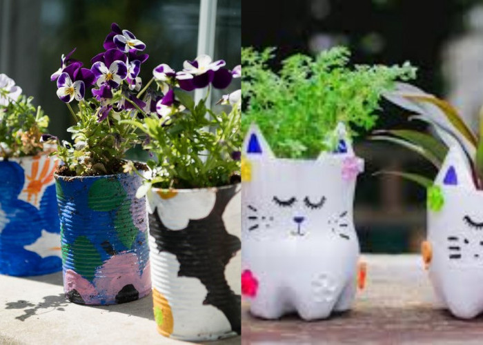 Desain Pot Bunga dari Botol Bekas yang Kreatif dan Ramah Lingkungan!