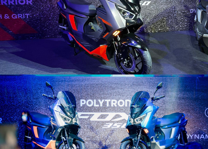 Polytron FOX 350, Motor Listrik Modern Warrior Siap Ramaikan Mobilitas Urban, Ini  Speknya!