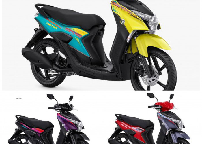 Yamaha Gear 125 2025 Rilis Striping Baru, Harga Tetap Ramah Kantong!