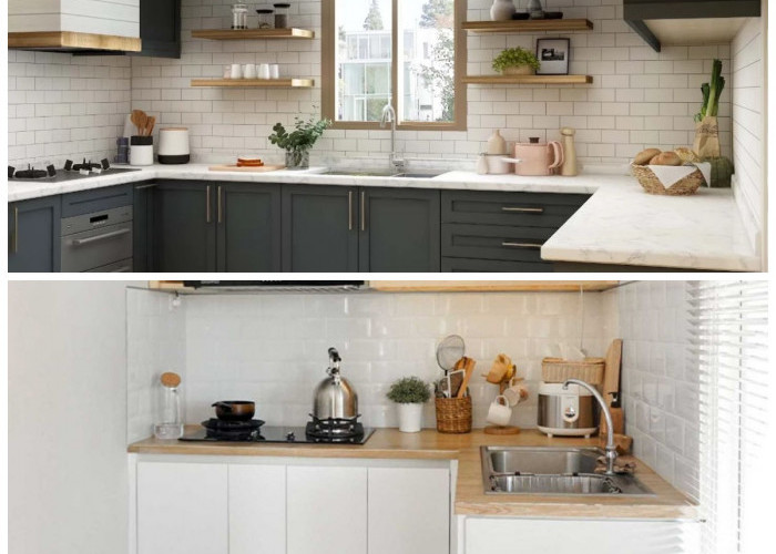 Inspirasi Kitchen Set Minimalis untuk Dapur Kecil, Tampil Rapi dan Maksimal Fungsi