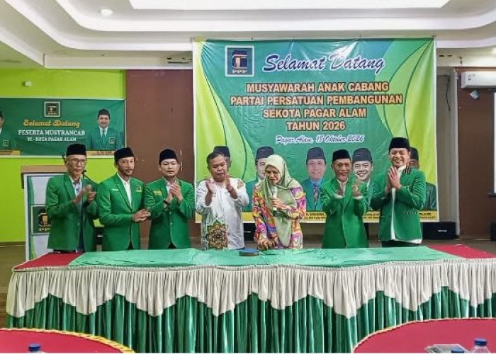 DPC PPP Pagar Alam Gelar Musyancab, 5 Pengurus PAC Resmi Terbentuk