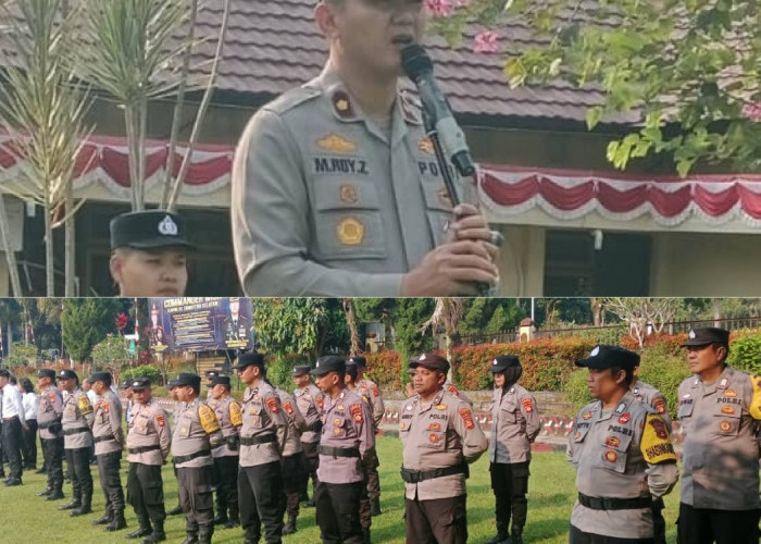 Pimpin Apel Pagi Bersama Forkopimda, Kompol Roy Zulisrin Tekankan Personel Jauhi Penyalahgunaan Narkotika
