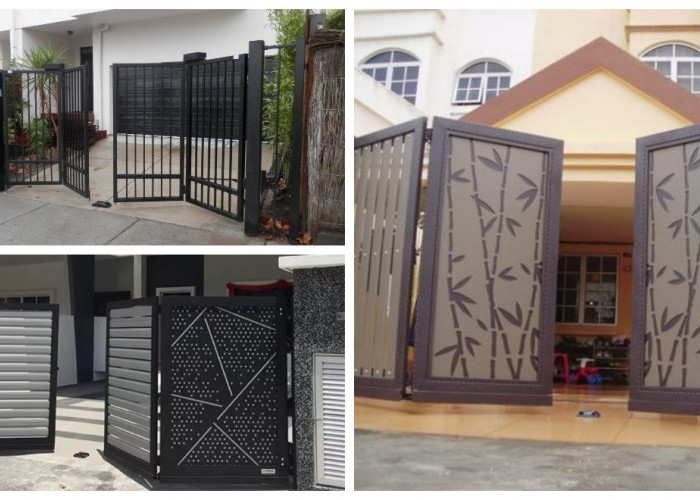 14 Model Pagar Lipat Minimalis Kekinian yang Bikin Tampilan Rumah Makin Modern!