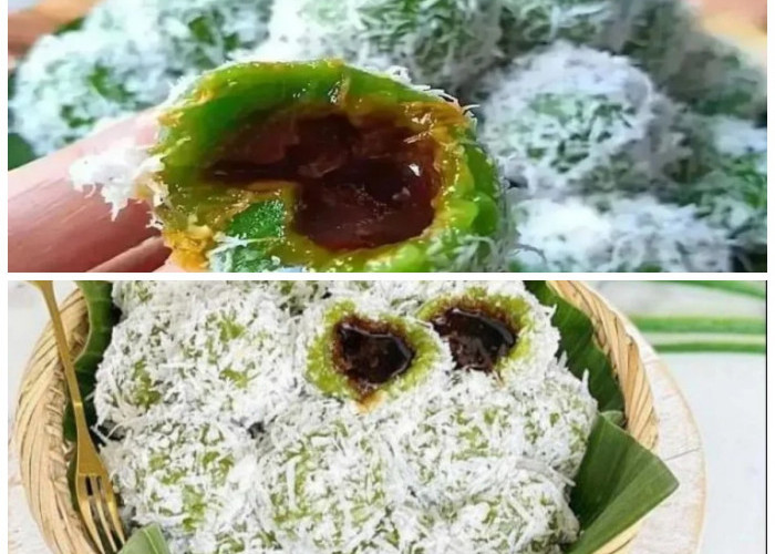 Klepon Ketan Pandan Isi Gula Merah, Legitnya Meleleh di Mulut dan Mudah Dibuat!