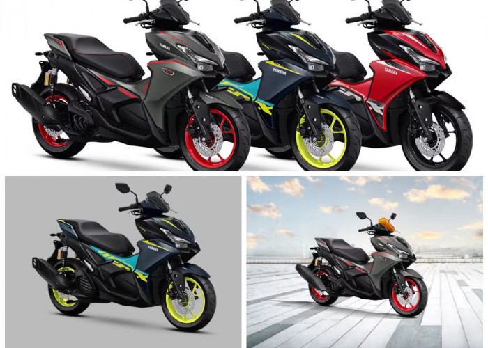 Yamaha Aerox 155 2025 Hadir dengan Warna Baru, Tampilan Makin Sporty!