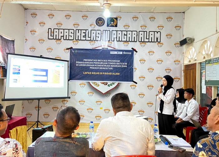 33 Peserta Ikuti Maganghub Batch, Presentasi Inovasi Selama Magang di Lapas Pagar Alam